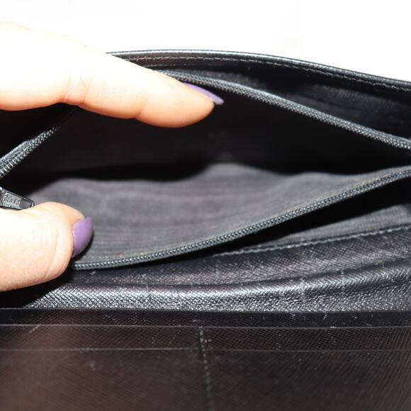 Prada Tessuto Black Nylon Wallet Clutch w/ Box & Card – Made in Italy - Picture 7 of 7